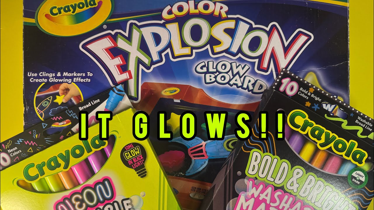 Crayola Glow Board! Is this 2010 craft kit any good?