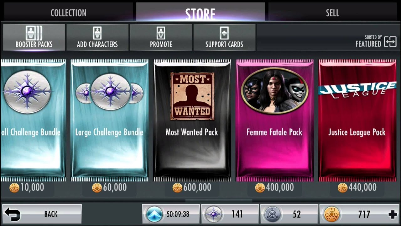 Injustice iOS: New Packs?