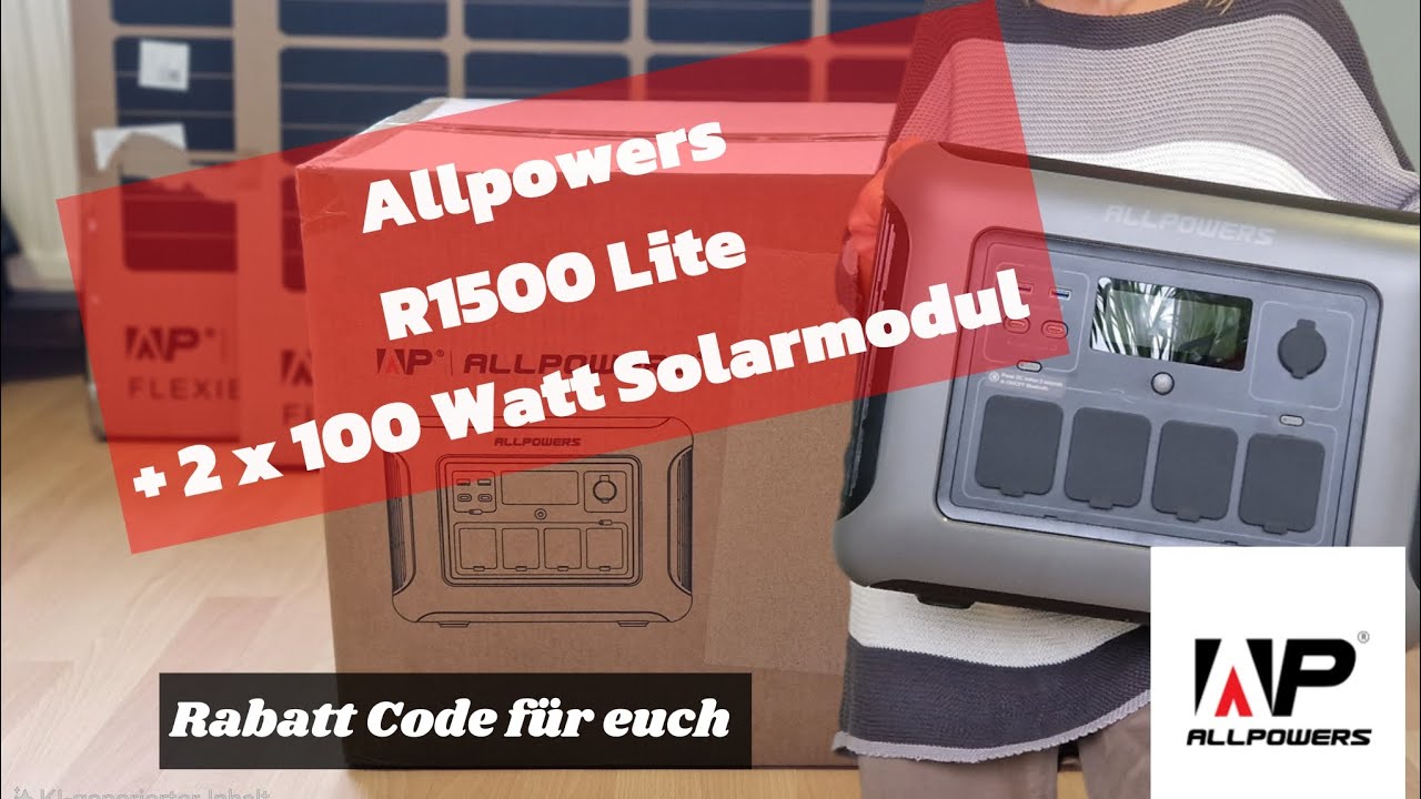 Allpowers R1500Lite Unboxing / Vorstellung. 