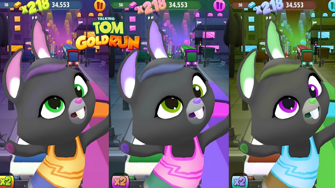 Talking Tom Gold Run - Becca - 3 x - LILU Gameplay (Android, iOS)