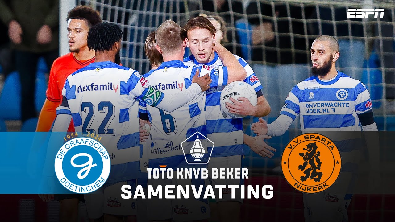 🦸 HATTRICK HERO Jesse van de Haar doet AMATEURPLOEG PIJN | Samenvatting De Graafschap-Sparta Nijkerk