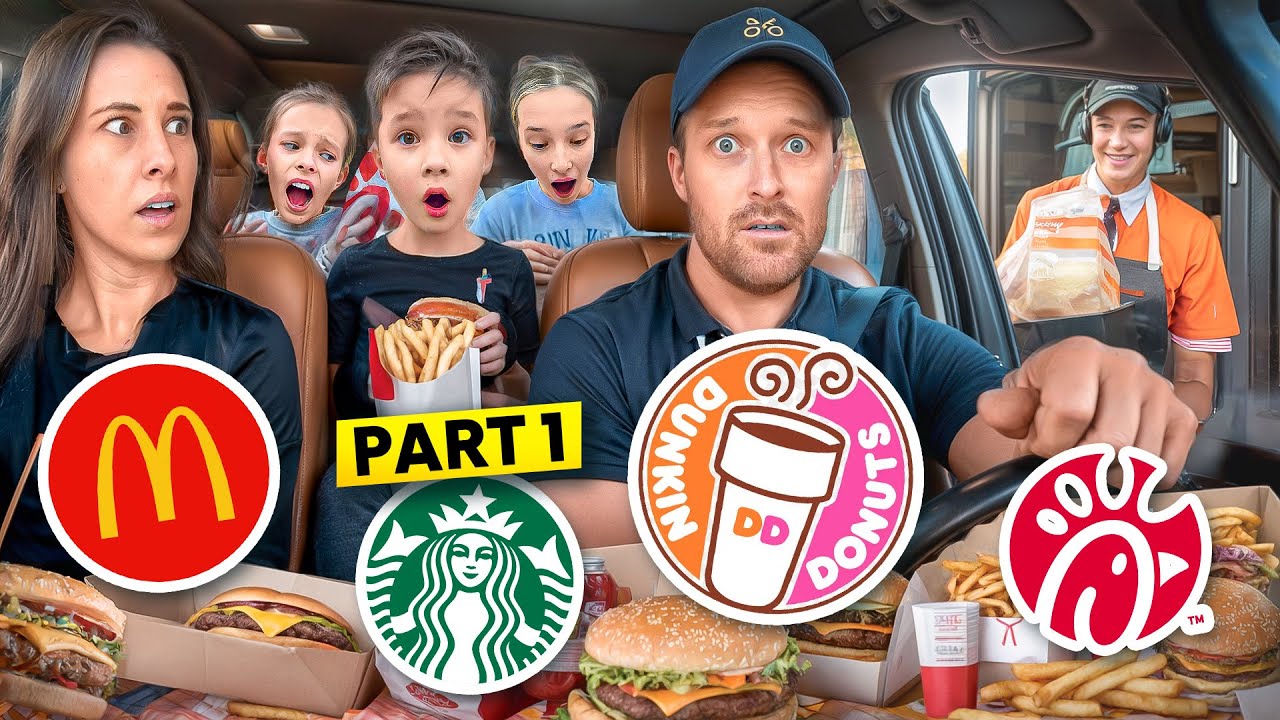 ORDERING WHATEVER The CAR IN FRONT OF US ORDERS! 😳 **SECRET MENU**