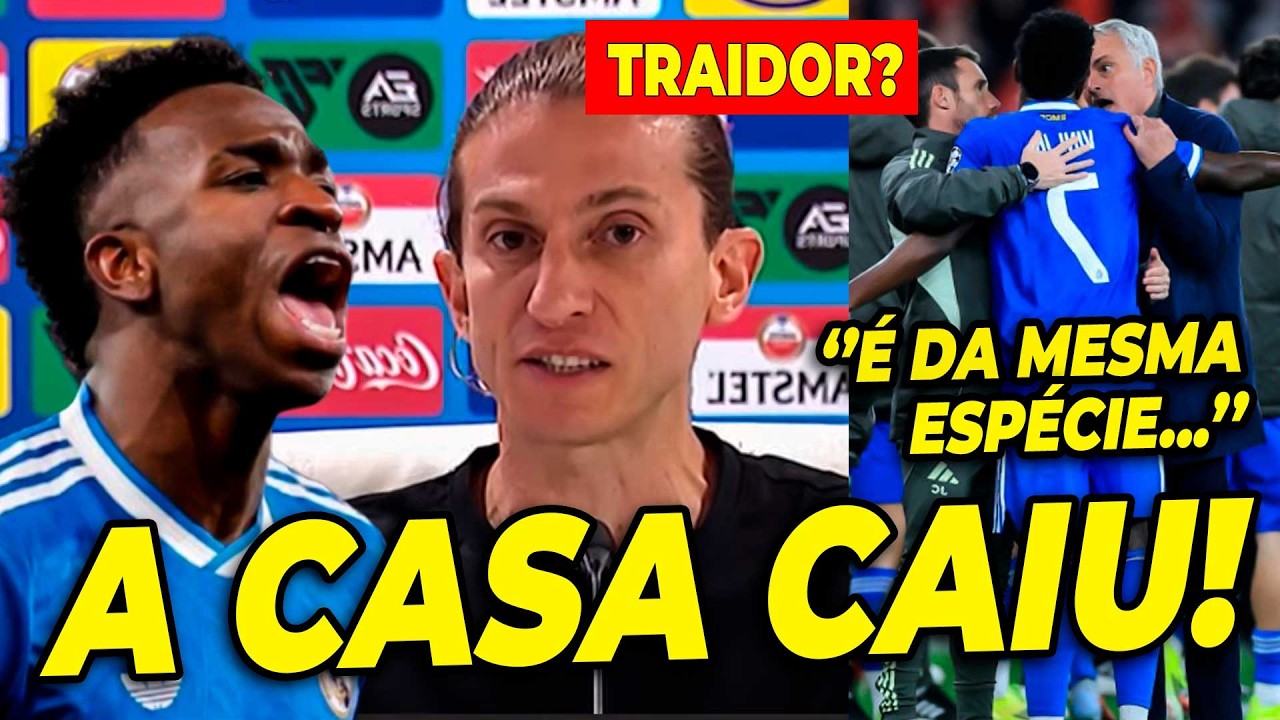 EITA! FILIPE LUÍS É DESMASCARADO E FAZ FORTE DESABAFO NAS REDES SOCIAS APÓS POLÊMICA COM VINI JÚNIOR