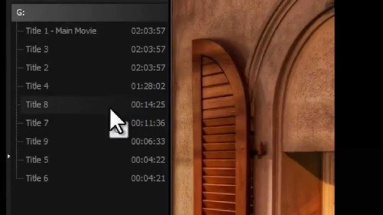 How to play Blu-ray disc with DVDFab Media Player 2 in menu mode