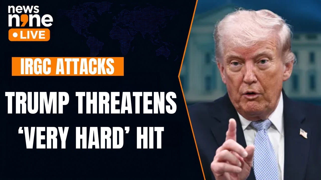 Trump Warns Iran Of &lsquo;Very Hard&rsquo; Retaliation After IRGC Attack On US Base | News9