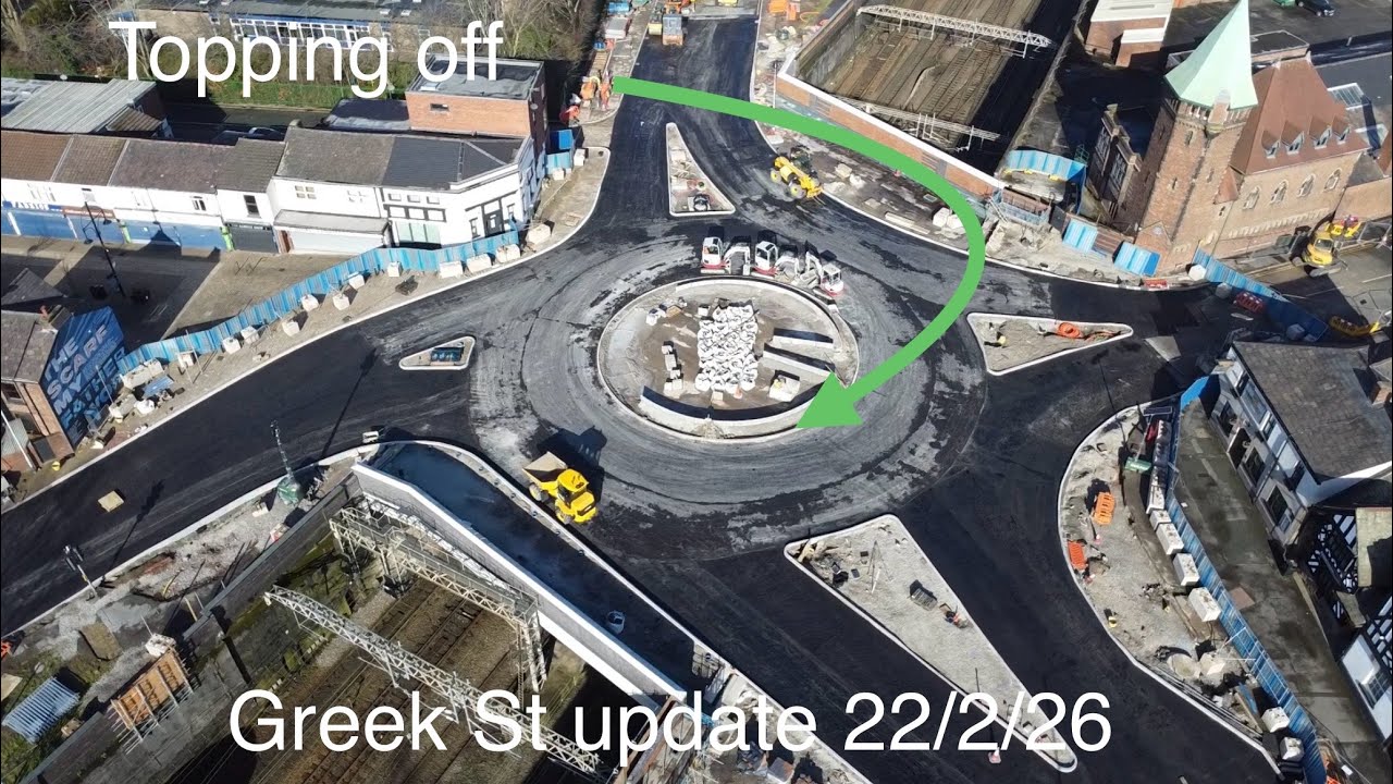 Greek St Railway Bridge Replacement Project Stockport | Update 22/2/26