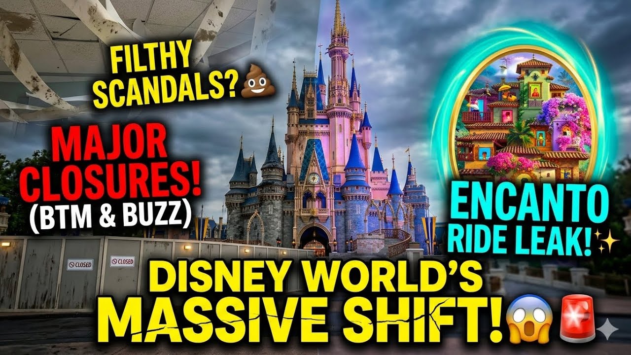Disney World’s Massive 2026 Shift: Major Closures, Filthy Scandals, & Encanto Leaks! 🏰🚨