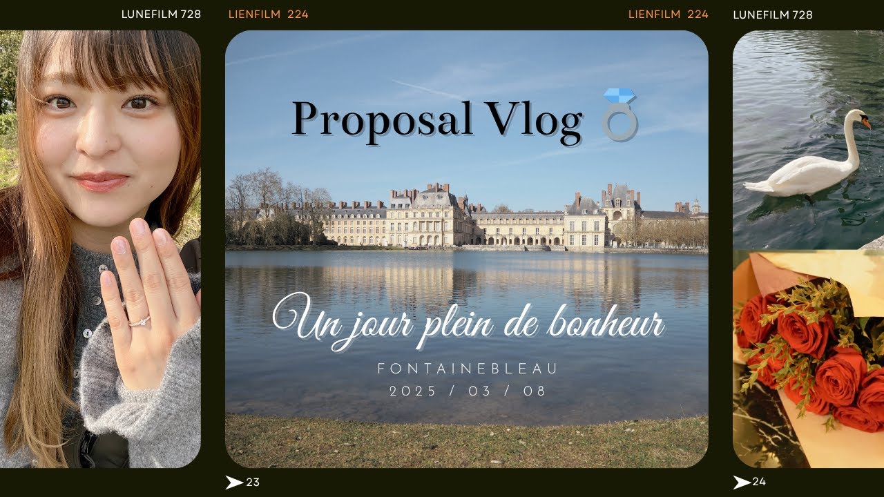 プロポーズ Vlog 💍🦢 | 大切な想い出記録🎞️