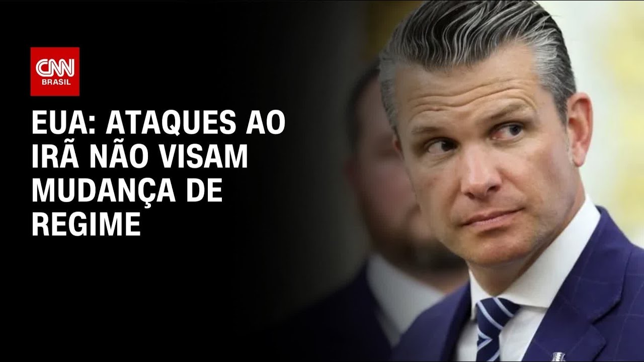 Ataques americanos não visam mudança de regime do Irã | LIVE CNN