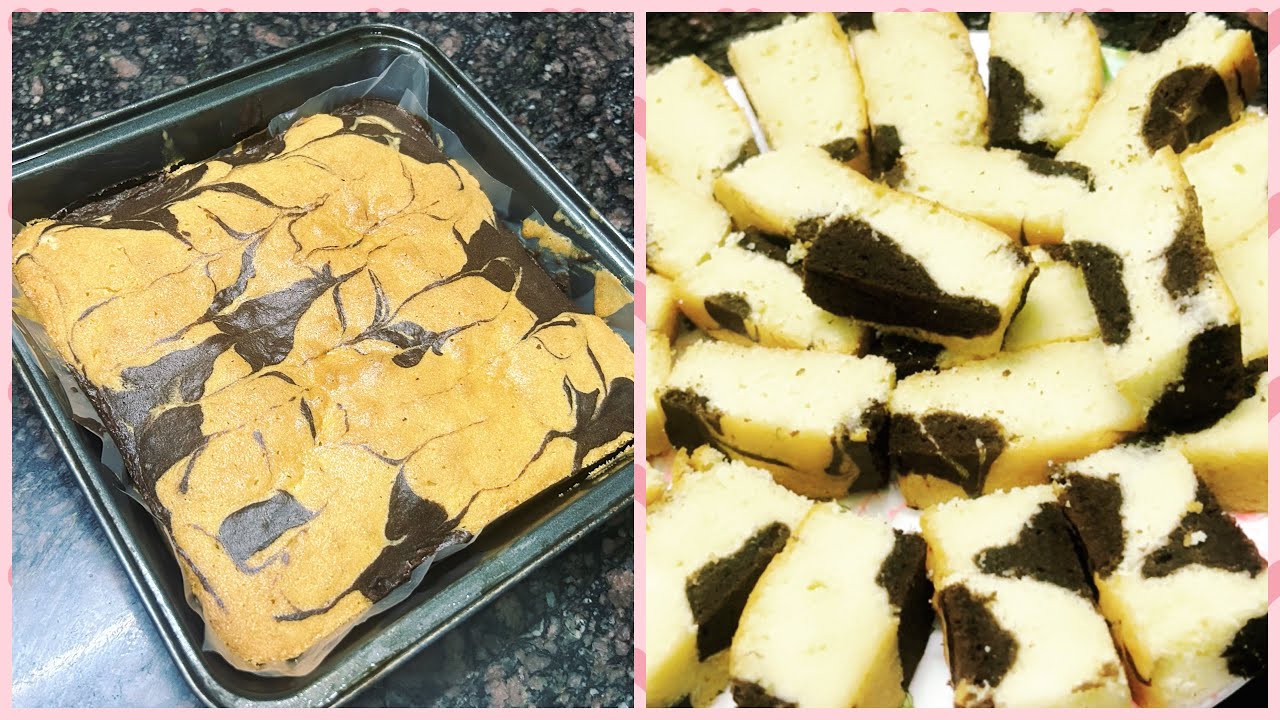 Marble Pound Cake Recipe|Zebra cake cake recipe|Simple cake recipe|Cake recipe without milk