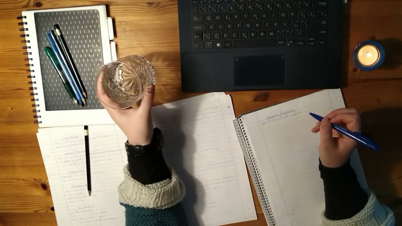 Cosy and Focused Study with me Session (no music)