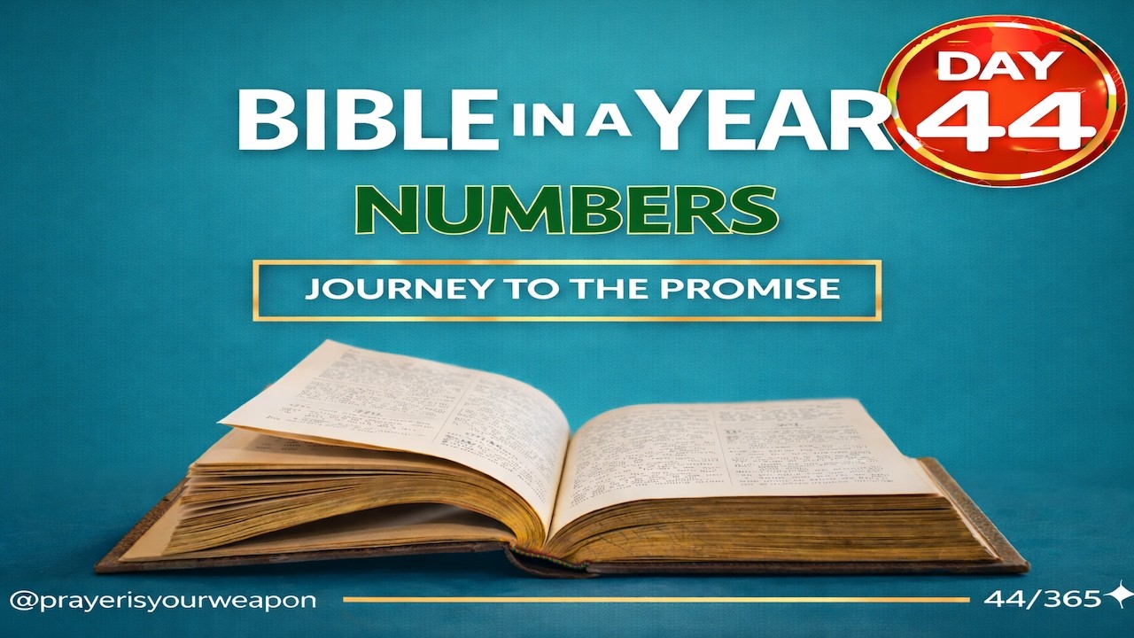 Read the Bible in One Year | Day 44: Numbers 5-6 | ‪@Prayerisyourweapon‬