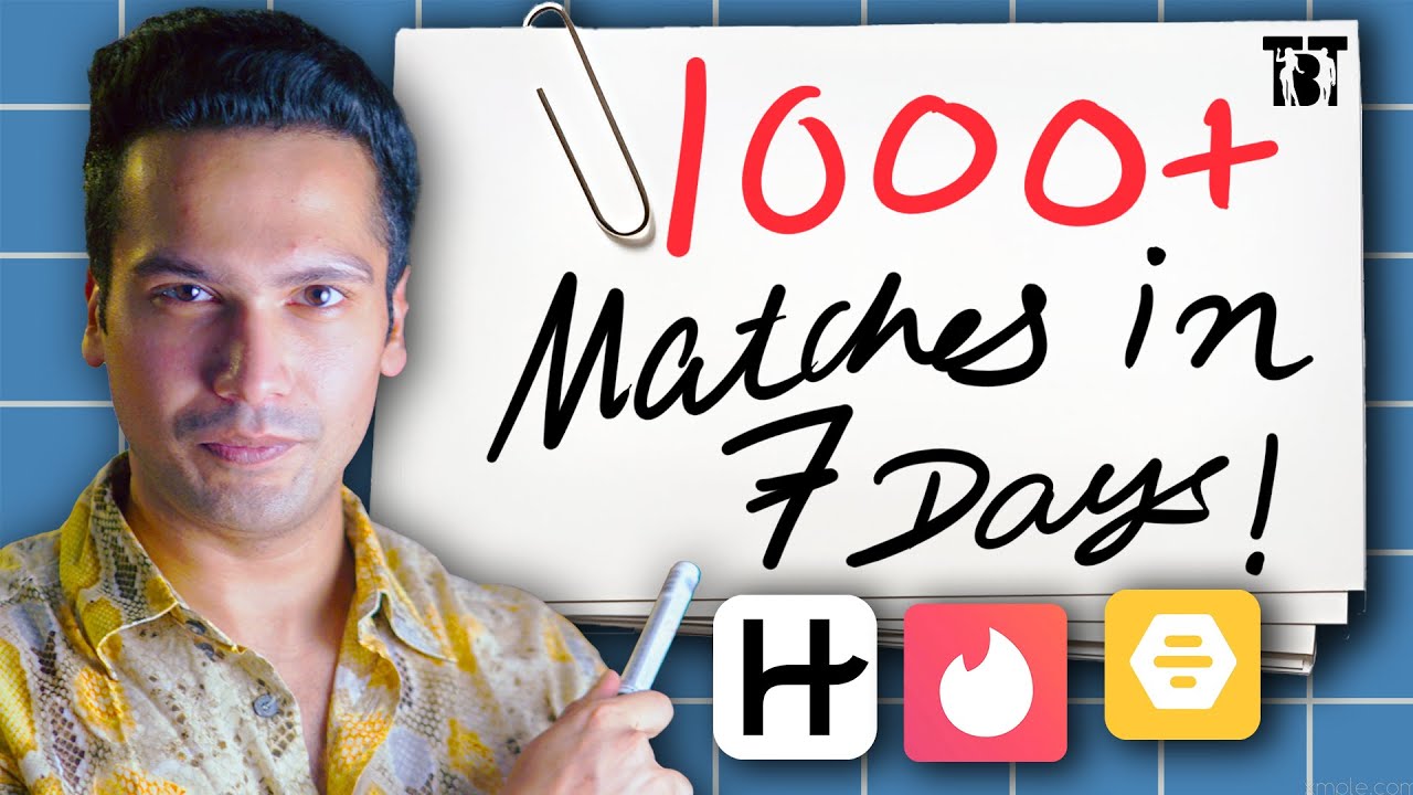 7 Days 1000 Matches The Shocking Truth About Tinder Bumble and Hinge