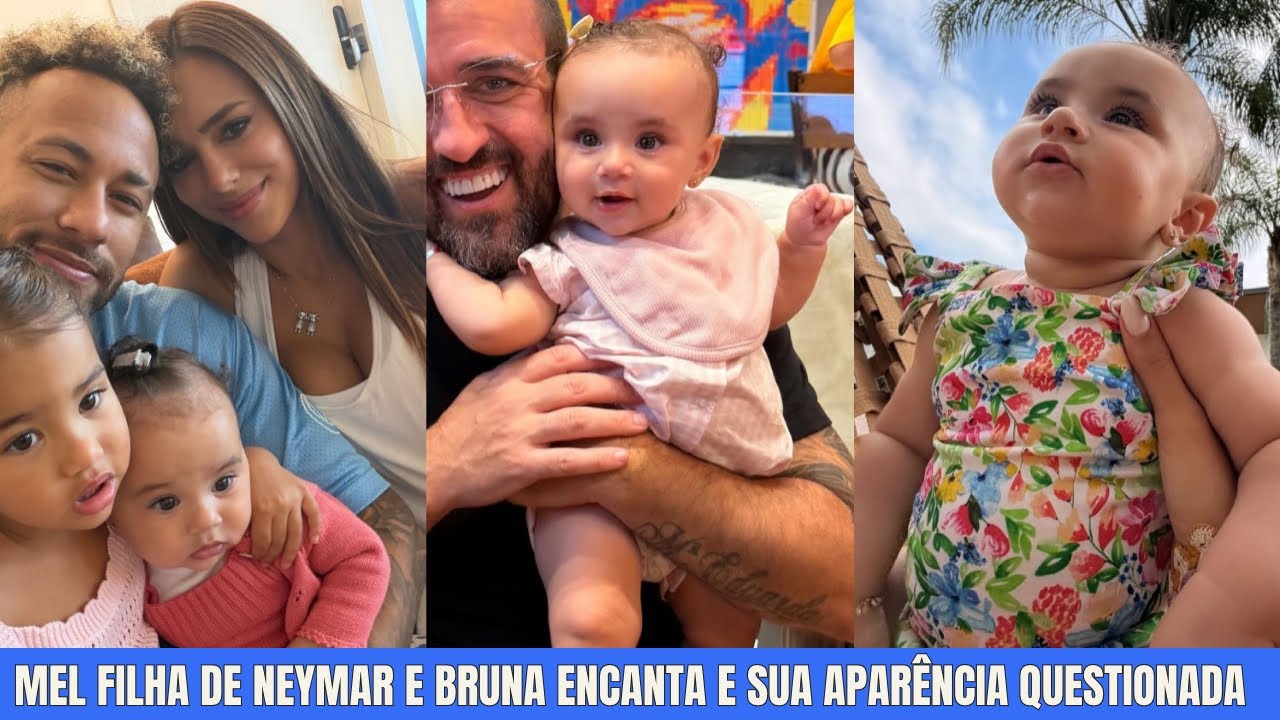 Bruna Biancardi Compartilha Fotos Lindas das Suas Filhas e Aparência da Caçulinha Vira Pauta! Neymar