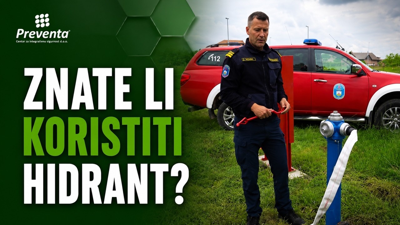 Kako koristiti hidrantsku mrežu za gašenje požara