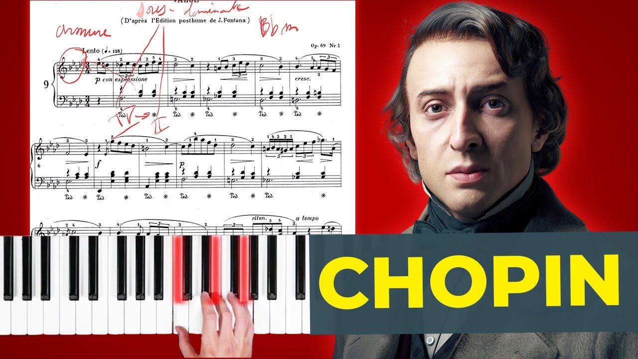 Analyse d'une pi&egrave;ce de Chopin : Valse No.1 en Lab majeur, Op.69