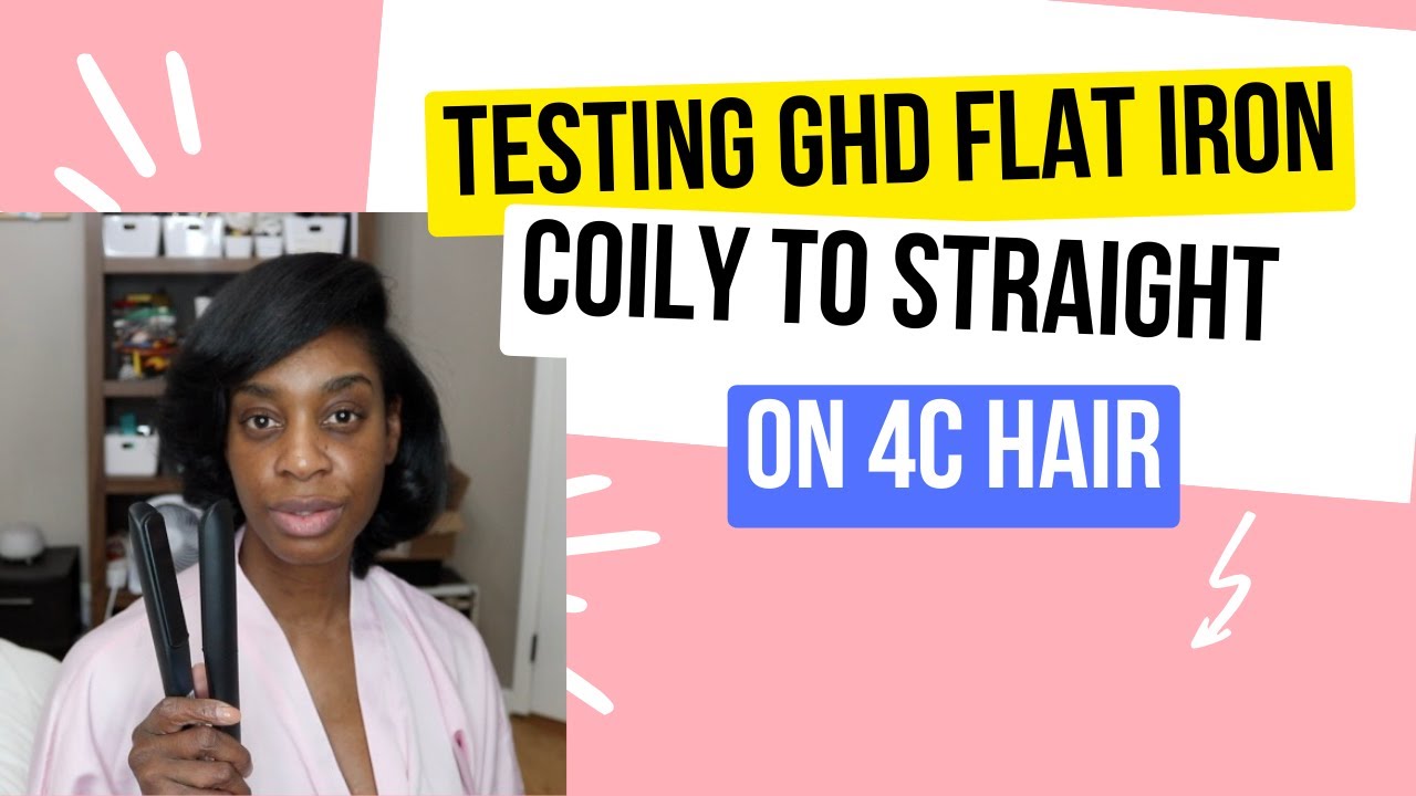 GHD Platinum Plus| Testing ghd Flat Iron  on 4c hair 2024