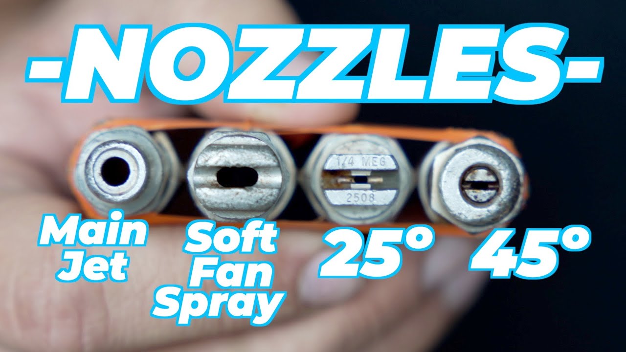 Nozzles For Your Pressure Washing Wand