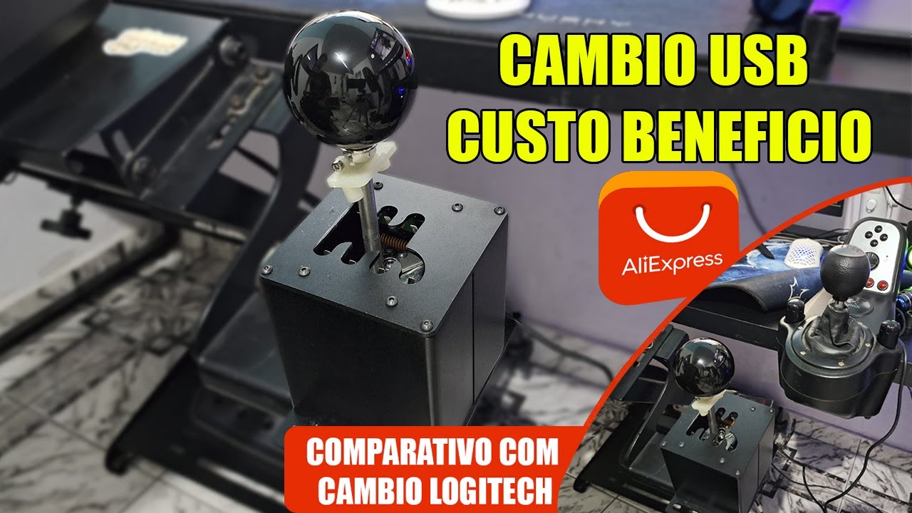 REVIEW CÂMBIO USB H-SHIFTER DO ALIEXPRESS!