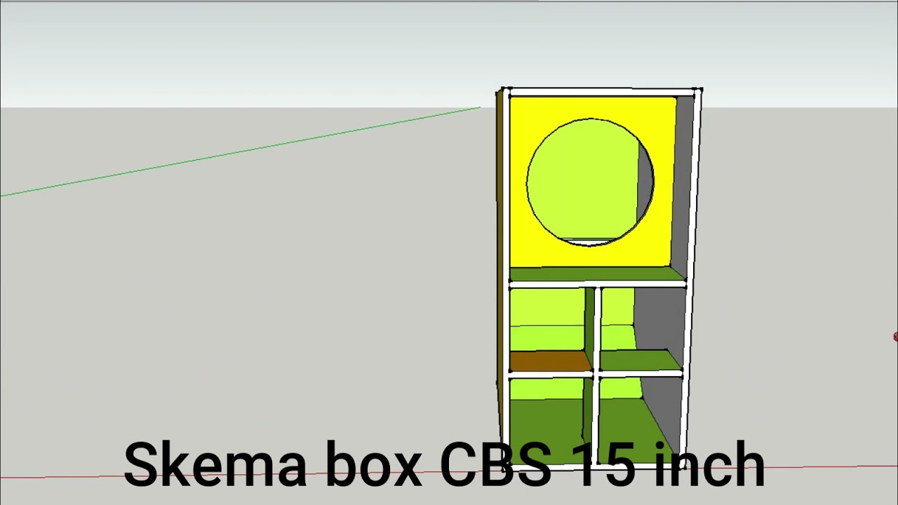 skema box cbs 15 inch untuk low sub horeg