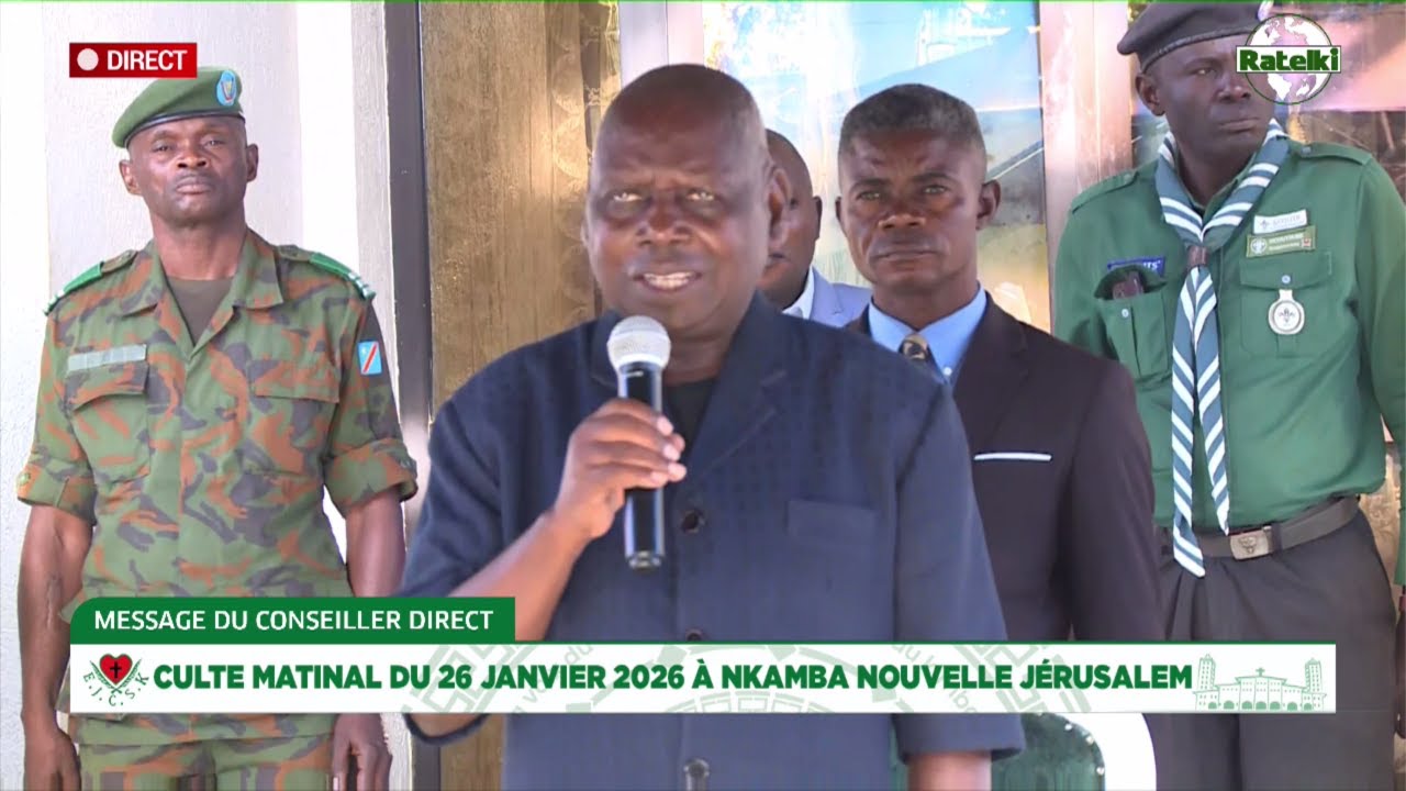 MESSAGE MATINAL DU 26 JANVIER 2026 A NKAMBA NOUVELLE JERUSALEM