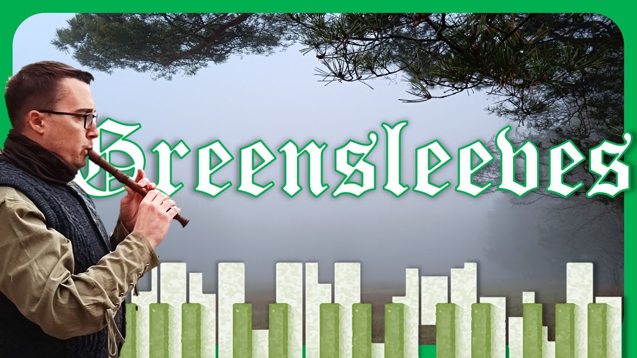 Greensleeves (to a Ground) 🎹 soprano recorder and piano | Musihacks - Piano Partituras #recorder