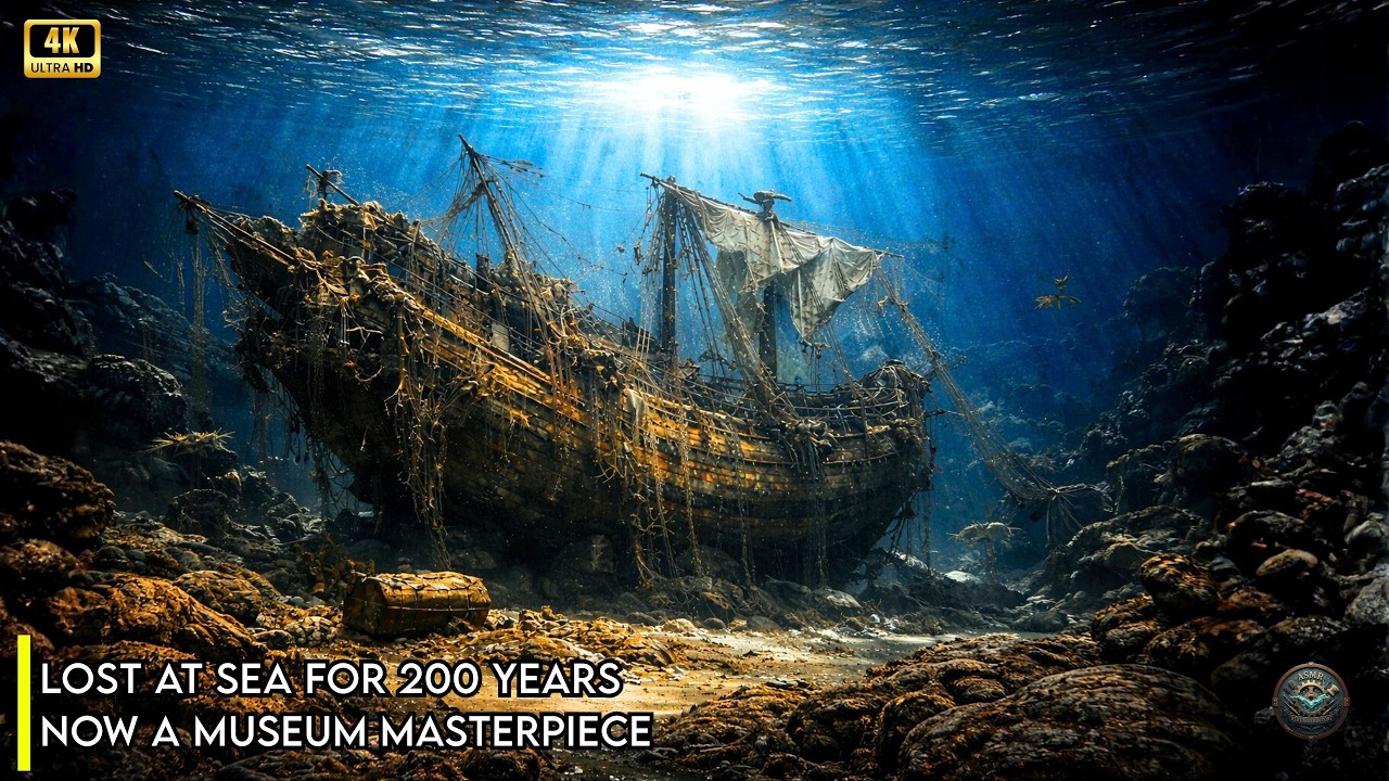 200 Year Old Sunken Ship Restored | Viral AI | ASMR |History’s Most Beautiful Ship Comeback | FYP