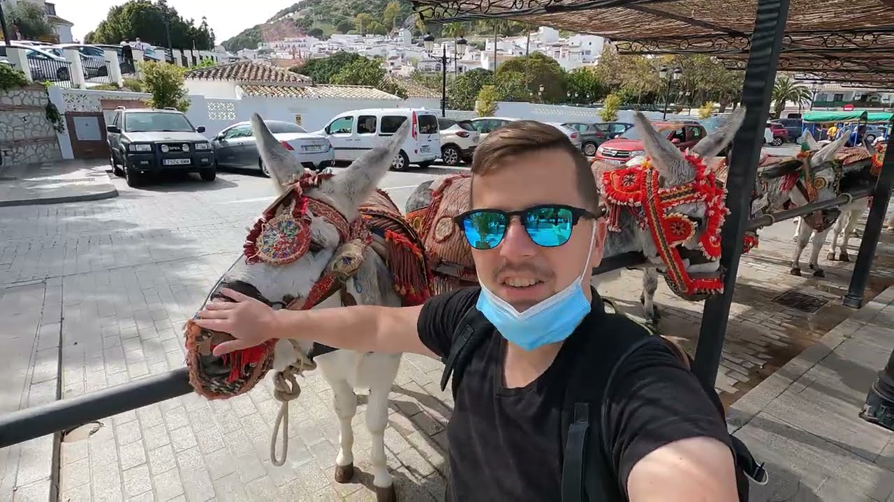 Mijas Pueblo. Sky High views of the Spanish Coast & Donkey Taxis!
