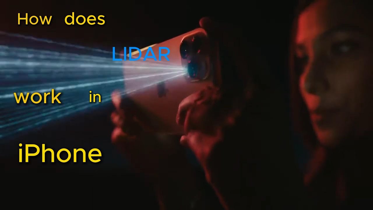 How does LiDAR work in iPhone?