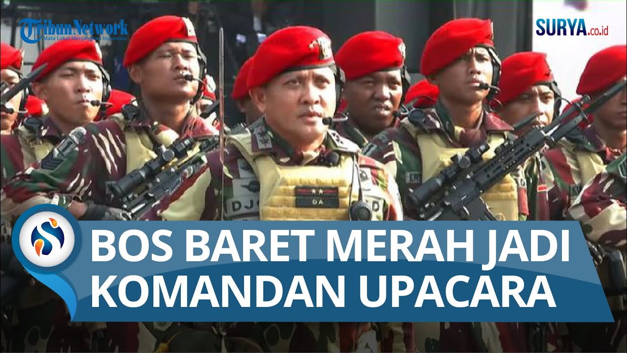 Mayjen TNI Djon Afriandi, Danjen Kopassus Jadi Komandan Upacara HUT ke-79 TNI di Monas