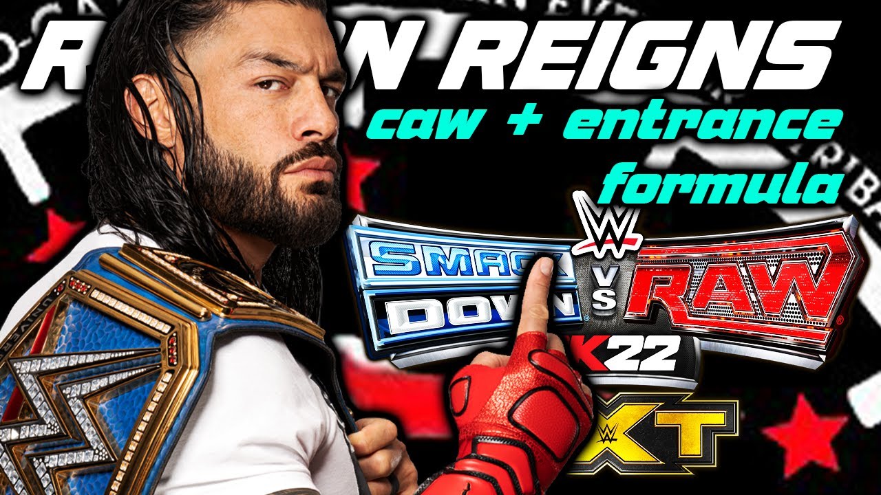 Roman Reigns Needle Mover CAW 2022 PS2 | How to create a wrestler PS2 Svr2011 CAW Formula