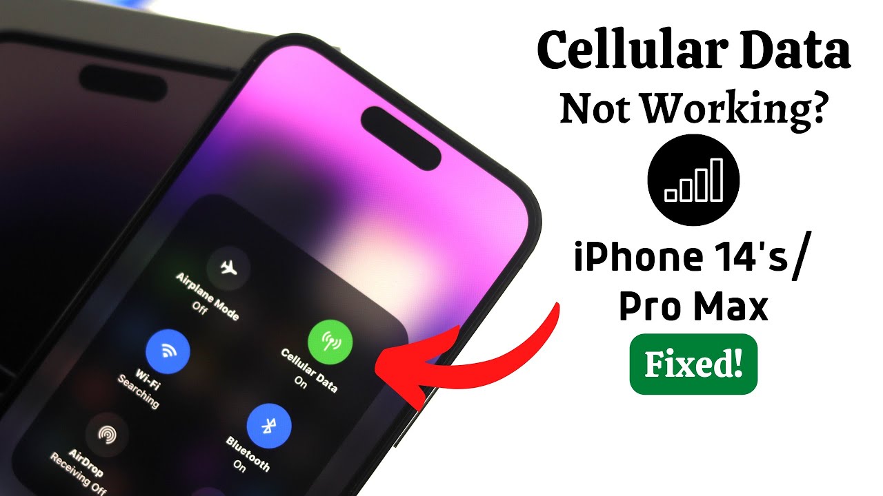 iPhone 14: сотовые данные не работают! — Как исправить [Серый]