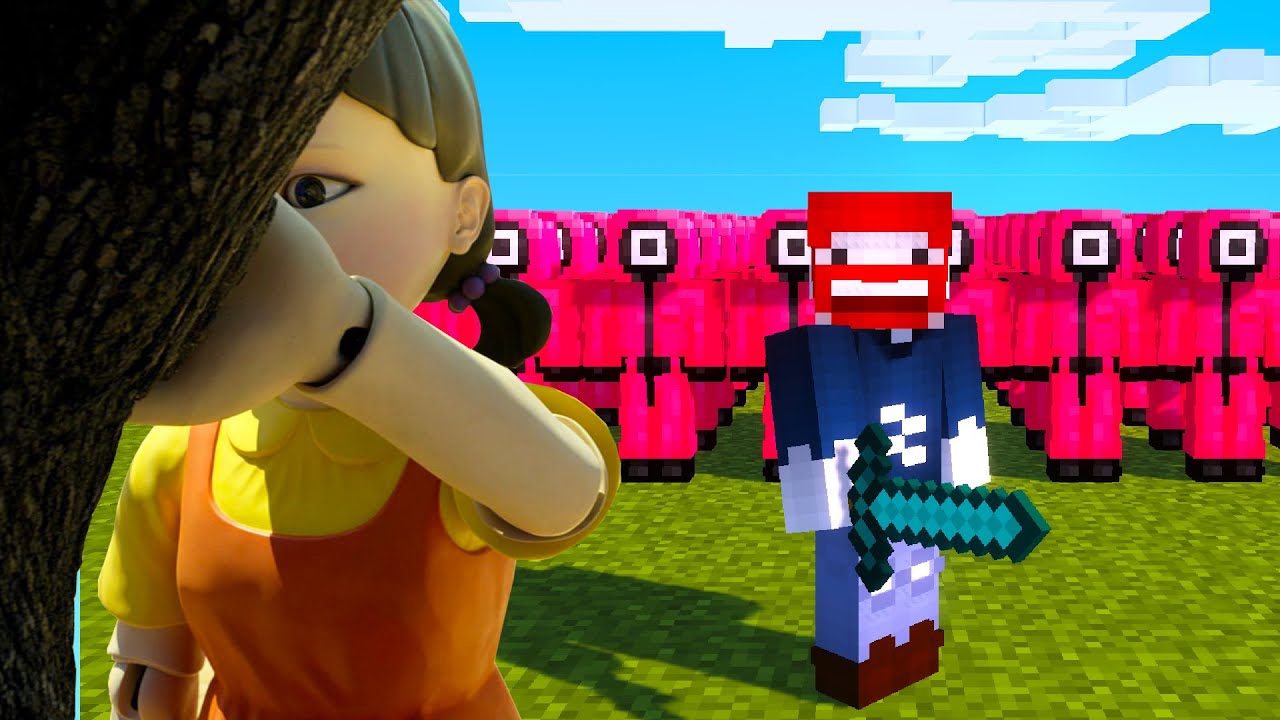 BENX GEWINNT 200 SPIELER SQUID GAME... in Minecraft