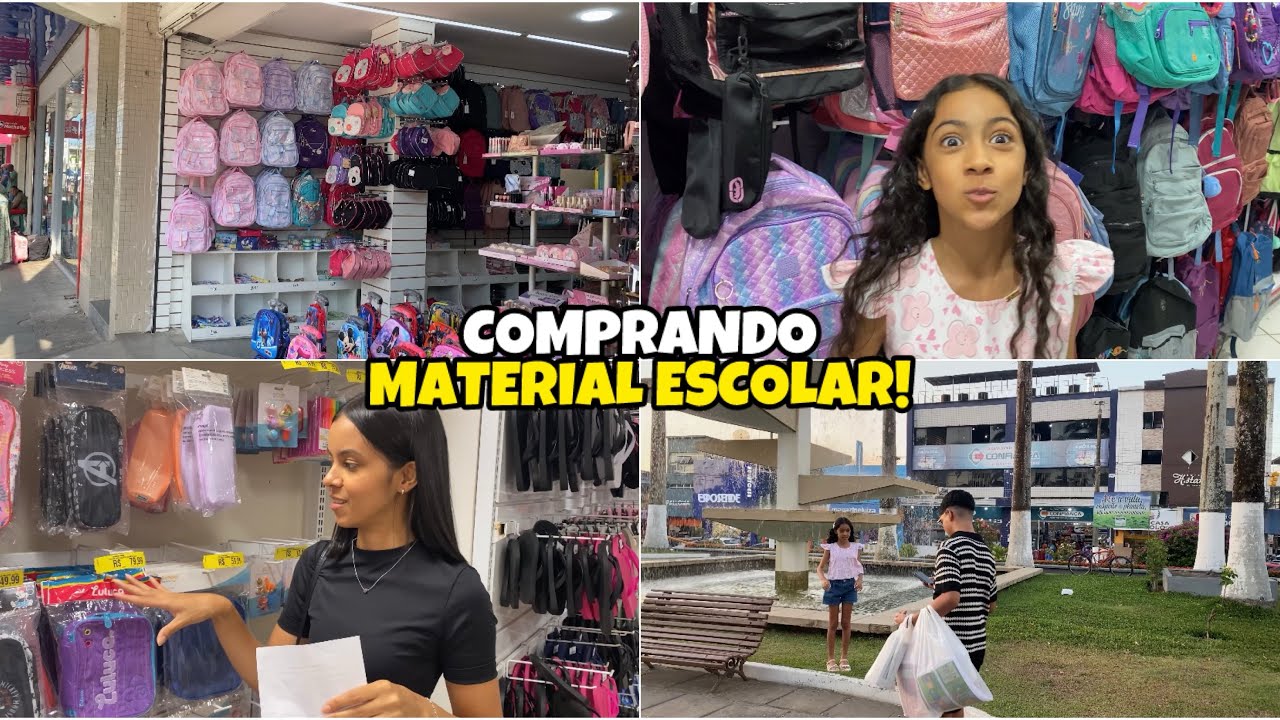 COMPRAS DE MATERIAL ESCOLAR 2026! *tudo muito caro* 😱