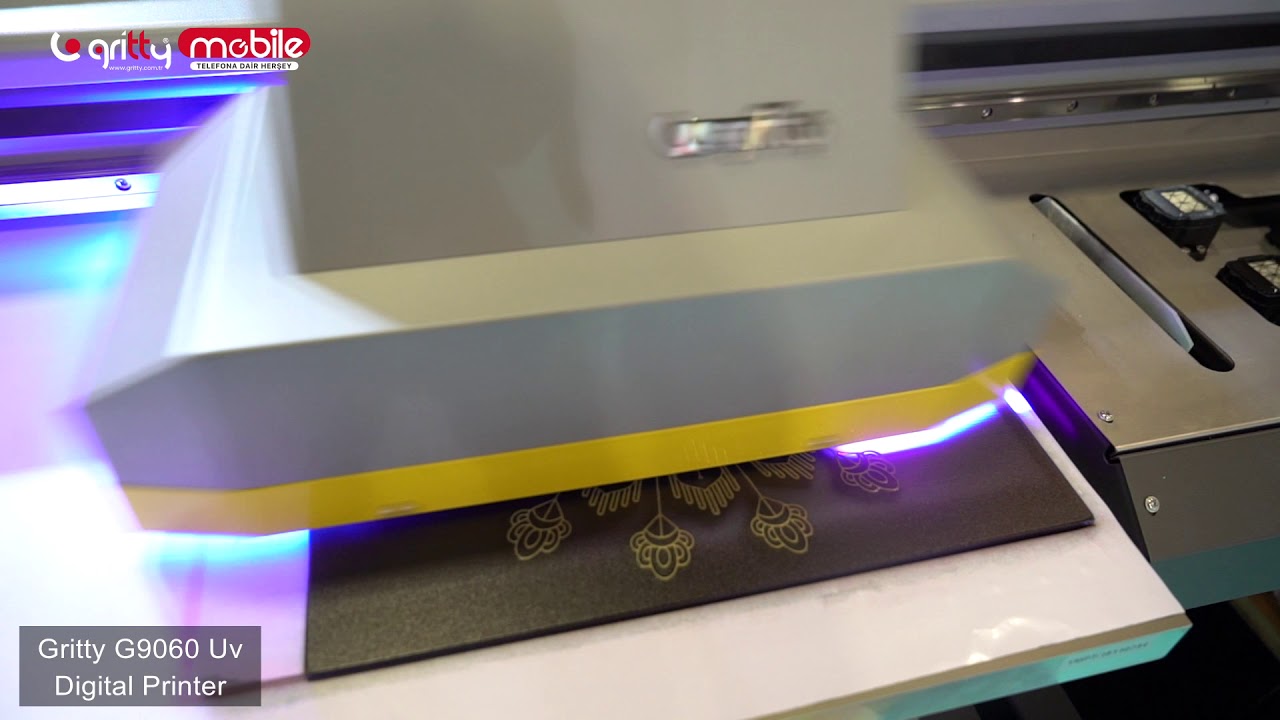 G9060 uv cama uv baski kabartmali tersbaski gritty mobile