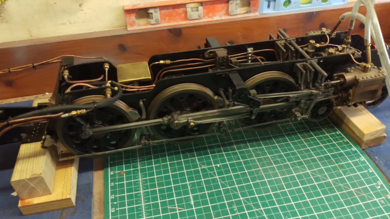 Bulleid Pacific 3.5" gauge chassis - first run for 25 years