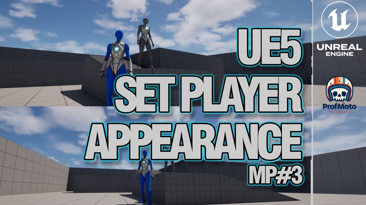 UE5.5 Set Player Appearance Material in Local Multiplayer / MP#3 UE5