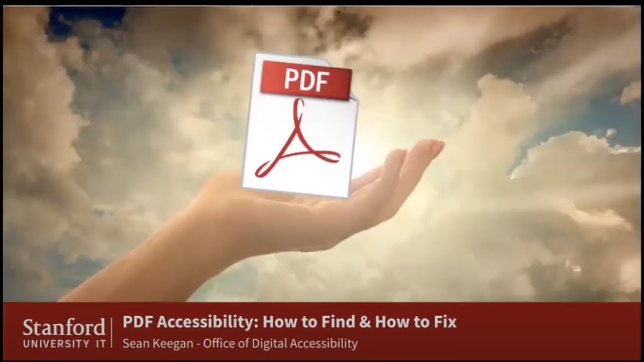 PDF Accessibility - How to Find & How to Fix