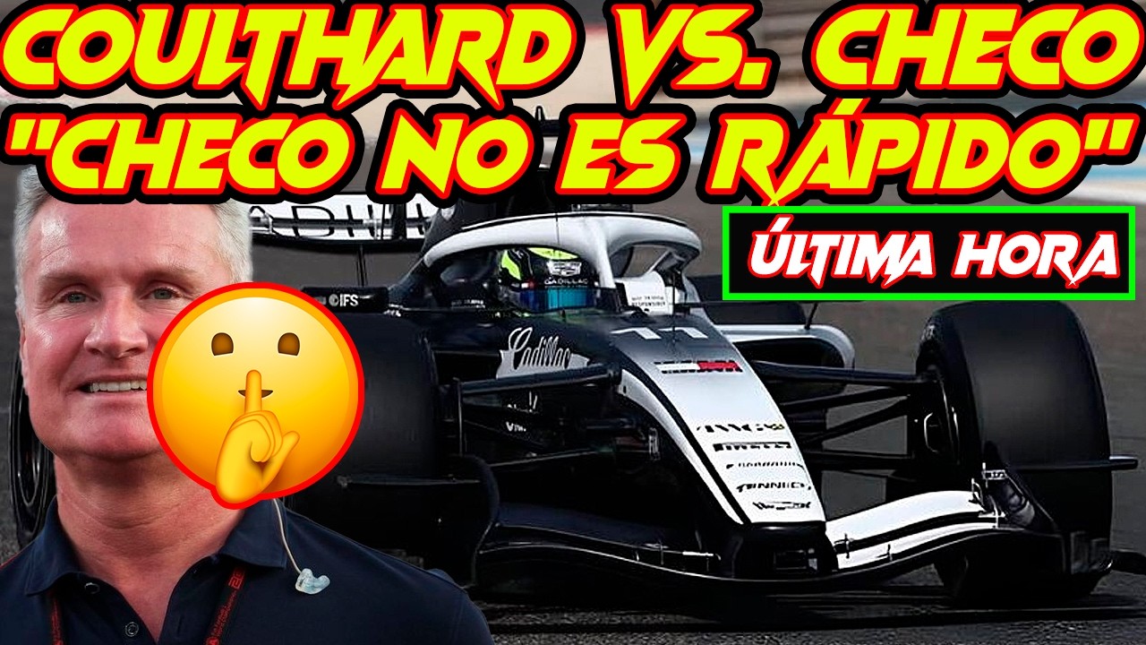COULTHARD ARREMETE DESINFORMANDO VS. CHECO PÉREZ EN CADILLAC F1 