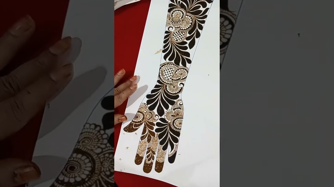 AMSE mehendi art is live! welcome to AMSE mehendi art ||full hand mehndi design ||live mehndi course