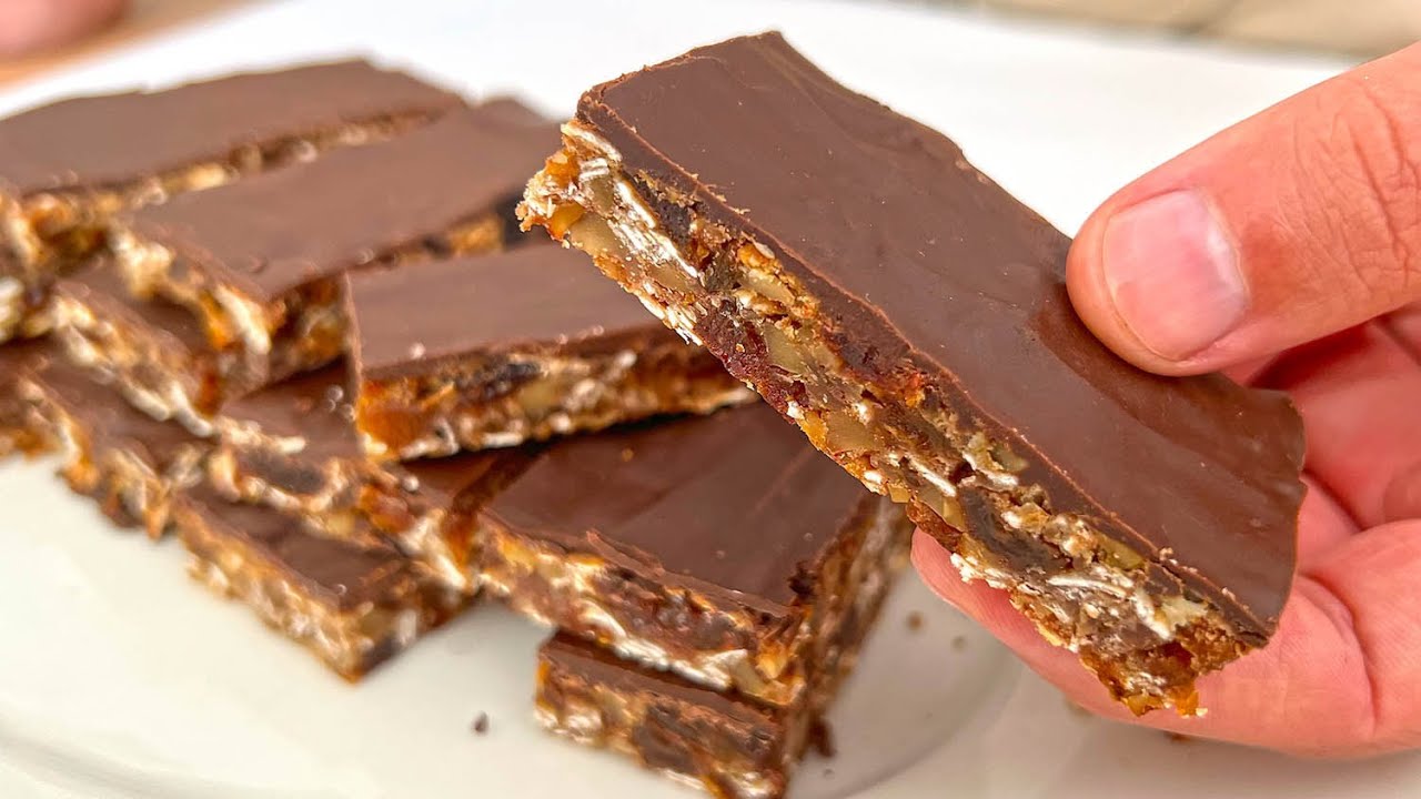 👍 БЕЗ сахара! За 5 минут! Вкусные и полезные энергетические батончики