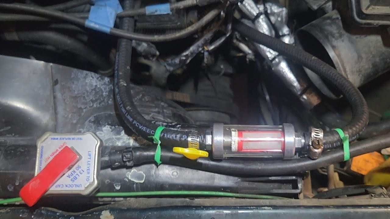 DIY automotive coolant filter install 💪 #DIYautomotive