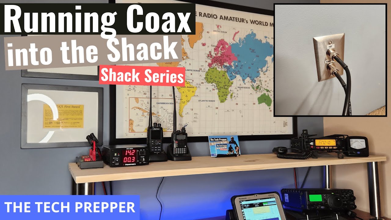 Как я установил коаксиальный кабель в своей любительской рубке — Shack Series