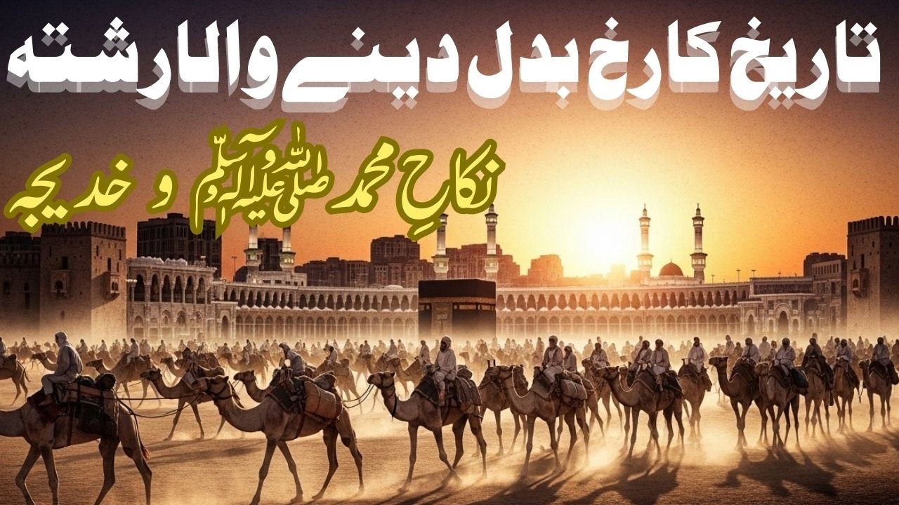 Hazrat Khadija se nikah /حضرت محمد ﷺ اور حضرت خدیجہ الکبریٰ رضی اللہ عنہا کا مبارک نکاح |