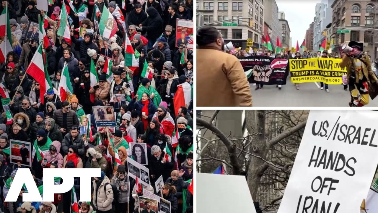 Protesters chant “Hands Off Iran” during rallies in New York and Washington | APT