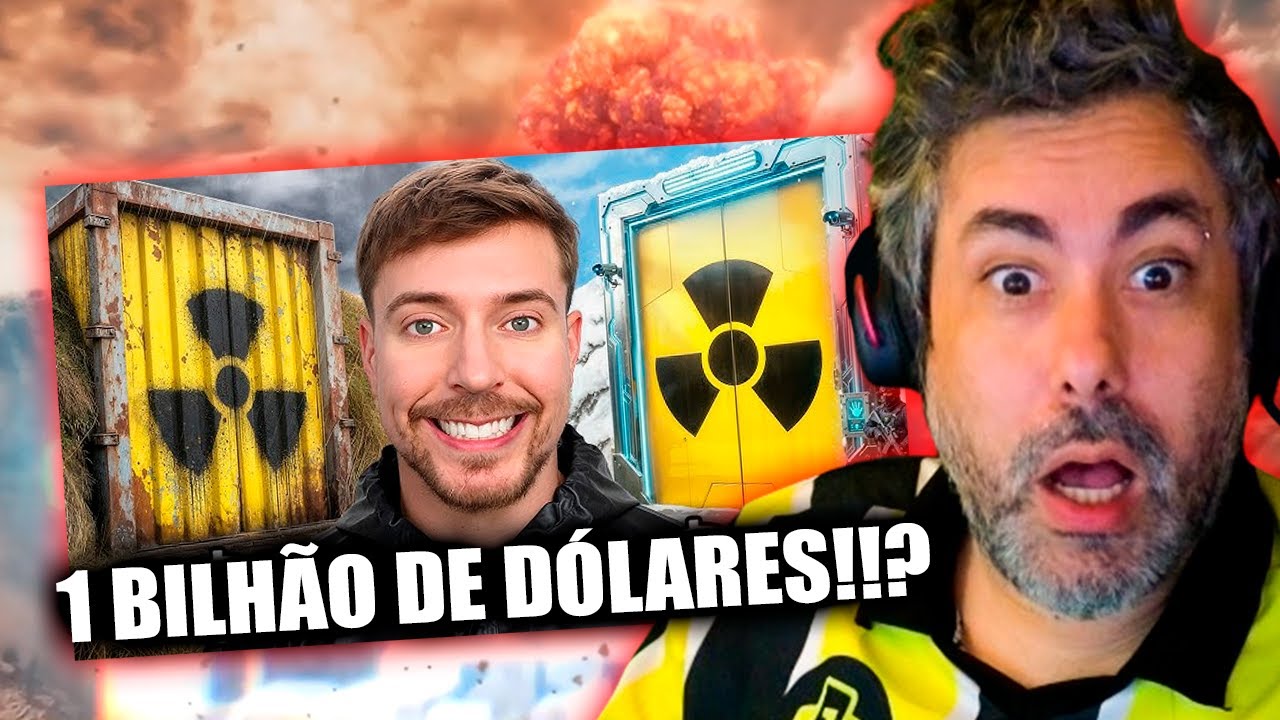 BUNKER NUCLEAR DE US$1 vs US$1 BILHÃO | MR BEAST (react)