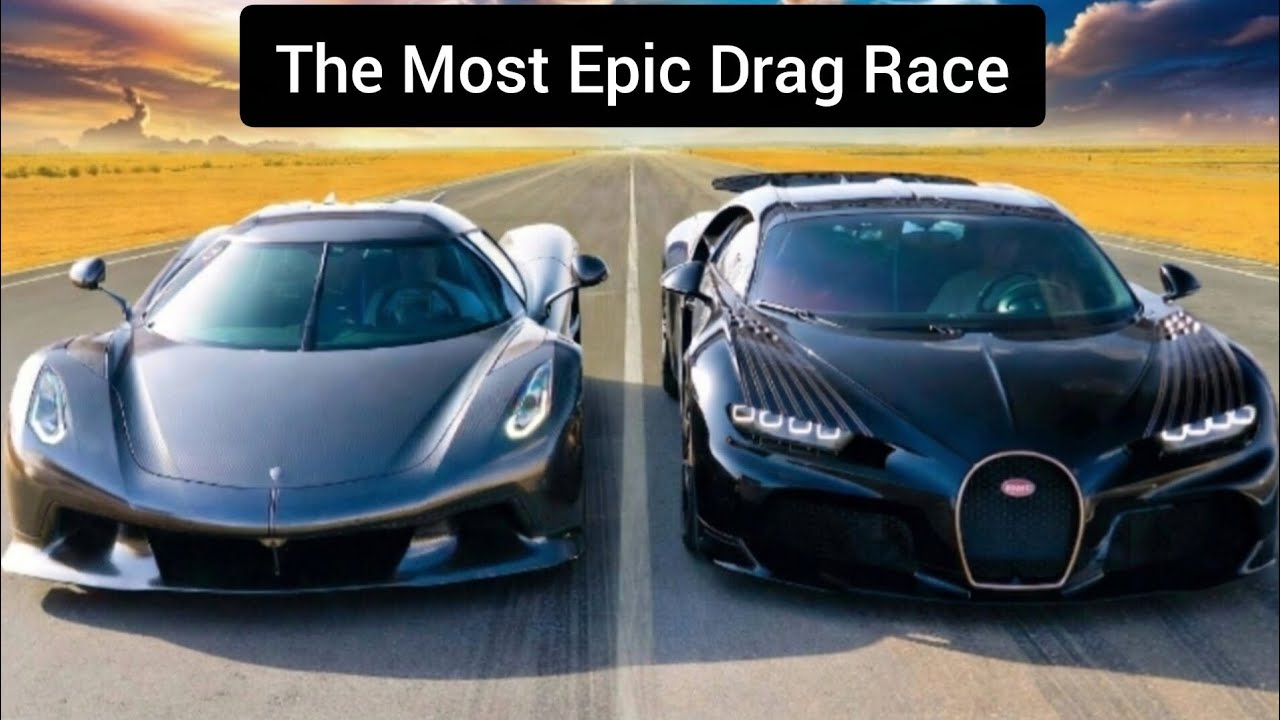 Koenigsegg Jesko Absolut vs Bugatti Chiron SS Drag Race 