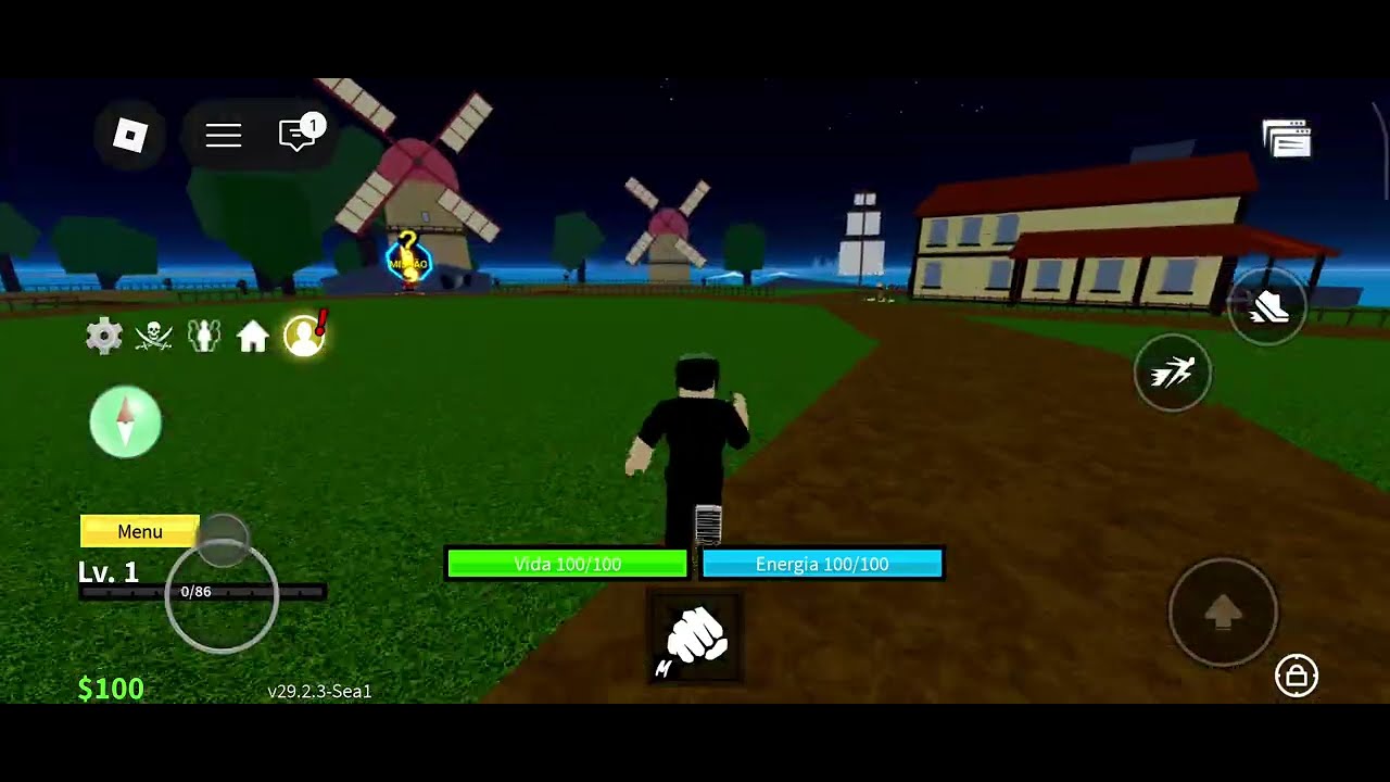 Roblox | Jogando o Blox Fruits pela primeira vez