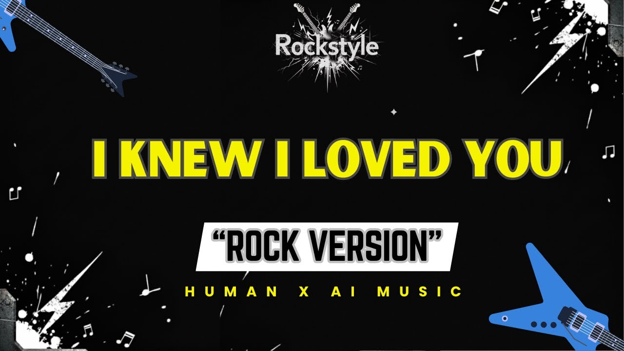 I KNEW I LOVED YOU – Savage Garden (Rock Version) | RockStyle Lyric Video