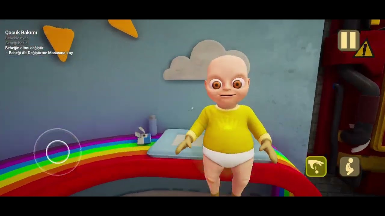 The baby ın yellow 4 bölüm ve buyuk bir ara efsane bir bölüm 1b like da ve yeni kısmı geldiğinçekice